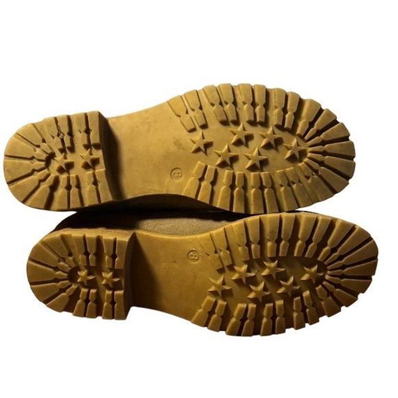 Bjorndal Aspen Boots Size 8 Gray Suede Ankle Boots Sherpa Trim Pull On Lug Sole - Picture 6 of 12